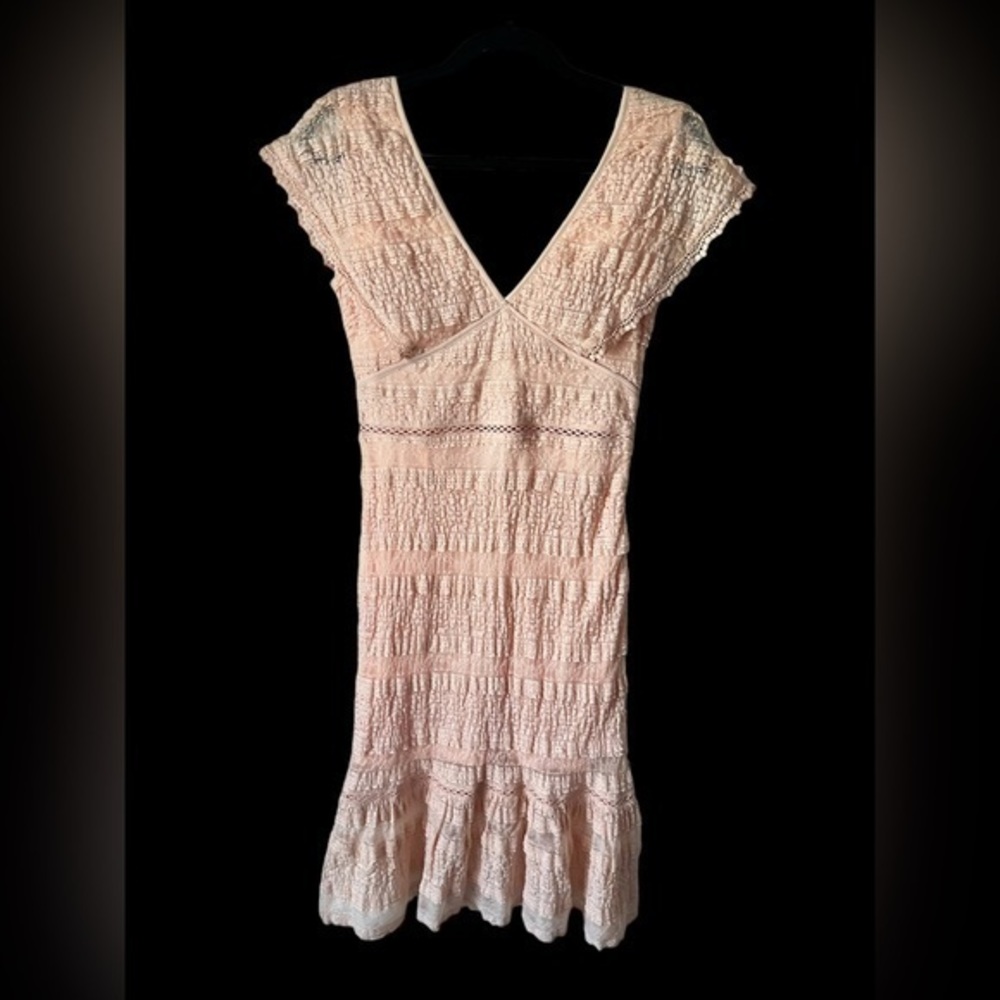 NWT‎ Gorgeous Foxiedox Pastel Pink Lace Dress M